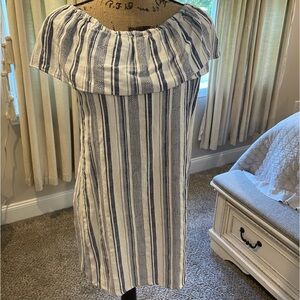 Off the shoulder mini dress